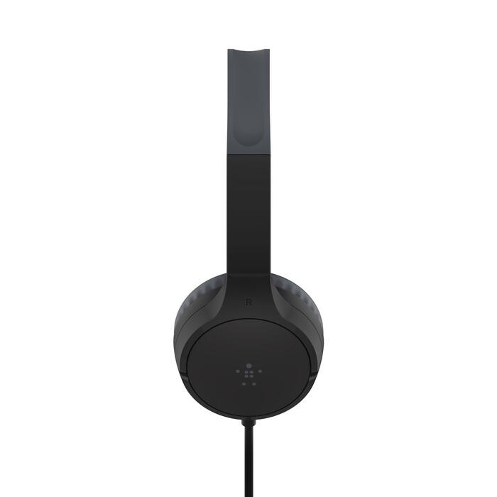 Belkin SoundForm Mini kabelgebundener On-Ear-Kopfhörer für Kinder, schwarz Belkin SoundForm Mini kabelgebundener On-Ear-Kopfhörer für Kinder, schwarz